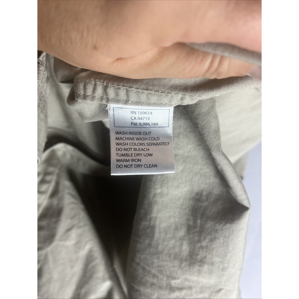 5.11 Tactical Series Mens Khaki Conceal Shirt Vented Button Up 72157 Sz 2XL - Picture 5 of 8